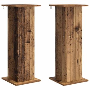 vidaXL Stojan na rastliny 2 ks Star&eacute; drevo 30,5 x 30 x 80,5 cm