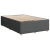 vidaXL Boxspring posteľ s matracom tmavosiv&yacute; 120x200 cm l&aacute;tka