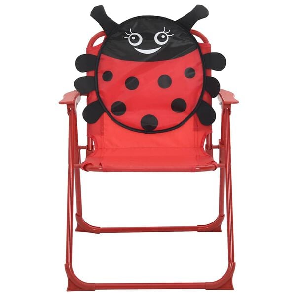 vidaXL 3-dielna detsk&aacute; z&aacute;hradn&aacute; bistro s&uacute;prava so slnečn&iacute;kom červen&aacute;