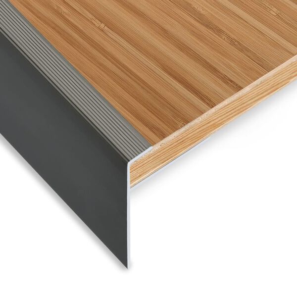 vidaXL Schodov&eacute; li&scaron;ty v tvare F 15 ks, hlin&iacute;k 90 cm, hned&eacute;