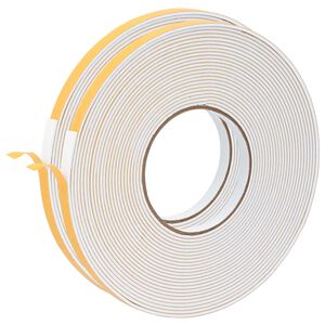 vidaXL Samolepiaca penov&aacute; p&aacute;ska 2 ks Biela 10mm x 10m CR Pena