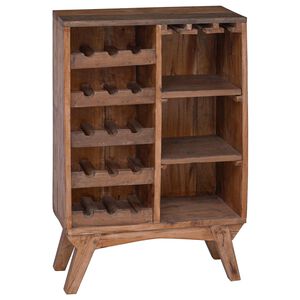 vidaXL Ro&scaron;t Hned&aacute; 60 x 30 x 90 cm Mas&iacute;vne obnoven&eacute; drevo