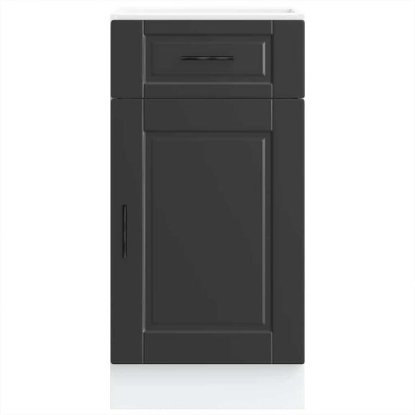 vidaXL Kuchynsk&aacute; spodn&aacute; skrinka Porto, čierna, kompozitn&eacute; drevo