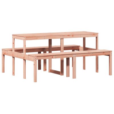 vidaXL Piknikový stôl 160x134x75 cm masívny douglas