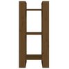 vidaXL Knižnica/deliaca stena medovohnedá 41x35x91 cm masívne drevo
