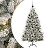 vidaXL Umel&yacute; vianočn&yacute; stromček 180 cm 300 LED Tepl&aacute; biela PVC a oceľ