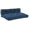 vidaXL Vank&uacute;&scaron; na paletov&yacute; gauč 2 ks L&aacute;tka Indigo 120 x 80 x 38 cm