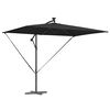 vidaXL Kantileverový banánový parasol Čierna 294 x 200 x 254 cm