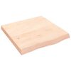 vidaXL Stolov&aacute; doska 60x60x(2-6) cm neo&scaron;etren&yacute; dubov&yacute; mas&iacute;v