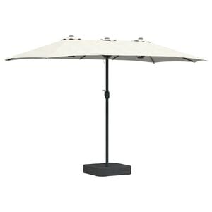 vidaXL Z&aacute;hradn&yacute; slnečn&iacute;k Pieskov&aacute; 385 x 209 x 244 cm Polyester a oceľ