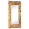 vidaXL Ručne vyrez&aacute;van&eacute; zrkadlo 80x50x2,5cm mas&iacute;vne mangovn&iacute;kov&eacute; drevo