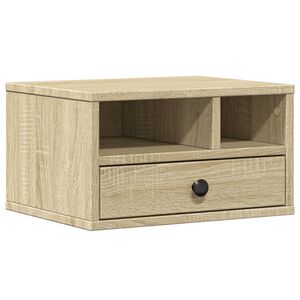 vidaXL Stojan na tlačiareň dub sonoma 40x32x22,5 cm kompozitn&eacute; drevo