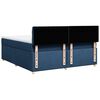 vidaXL Posteľn&yacute; r&aacute;m boxspring s matracom modr&yacute; 180x200 cm l&aacute;tka