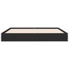 vidaXL Posteľn&yacute; r&aacute;m čierny 140x190 cm kompozitn&eacute; drevo