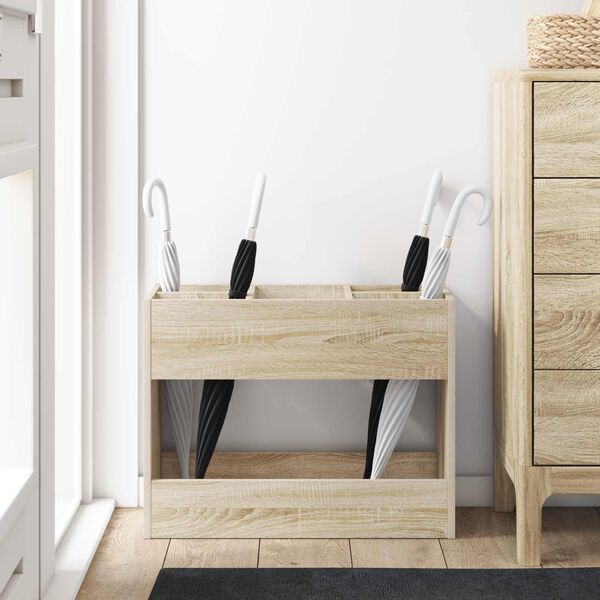 vidaXL Stojan na slnečn&iacute;k Sonoma dub 65 x 24 x 50 cm Kompozitn&eacute; drevo