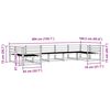 vidaXL Z&aacute;hradn&aacute; s&uacute;prava gaučov 7 pcs Pr&iacute;rodn&aacute; Pevn&eacute; ak&aacute;ciov&eacute; drevo
