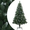 vidaXL Umel&yacute; vianočn&yacute; stromček 180 cm PVC a kov Zelen&aacute;