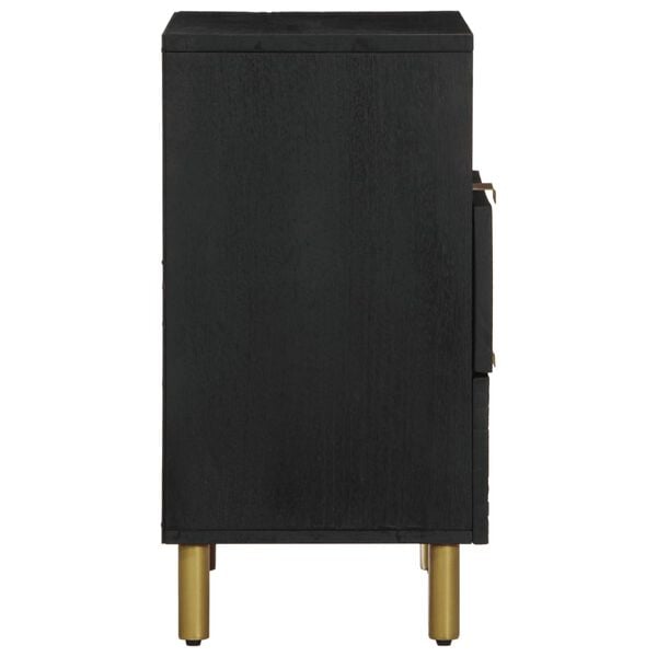 vidaXL Nočn&yacute; stol&iacute;k čierny 50x33x62 cm kompozitn&eacute; drevo