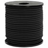 vidaXL Bungee &scaron;n&uacute;ry 6 mm Čierna PP a guma