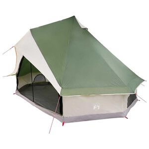 vidaXL Tipi stan 8-miestny Zelen&aacute; taft