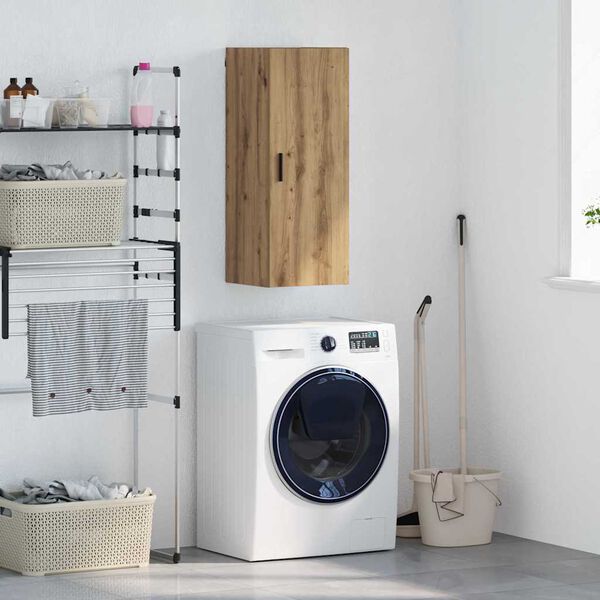 vidaXL N&aacute;stenn&aacute; skrinka Remeseln&yacute; dub 34,5 x 34 x 90 cm