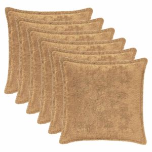 vidaXL Poťah na podložku 6 ks HOUTEN Sivohned&aacute; 30 x 30 cm