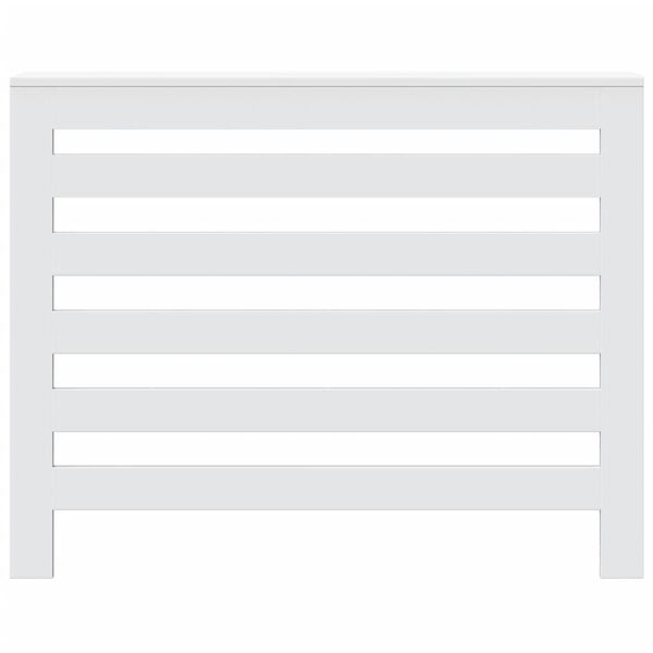 vidaXL Kryt na radi&aacute;tor biely 104x20x82 cm kompozitn&eacute; drevo