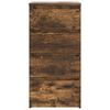vidaXL Komoda dymový dub 37,5x35x76 cm spracované drevo