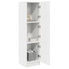 vidaXL Highboard Biela 31.5 x 32 x 122.5 cm