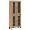 vidaXL Highboard 2 pcs Remeseln&yacute; dub 69,5 x 34 x 180 cm
