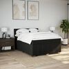 vidaXL Boxspring posteľ s matracom čierny 140x190 cm l&aacute;tka