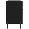 vidaXL Komoda, čierna 100x36x60 cm, kompozitné drevo
