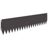 vidaXL Obrubn&iacute;k tr&aacute;vnika 20 pcs 103 x 25 cm Oceľ Čierna