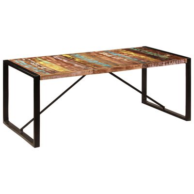 vidaXL Jedálenský stôl 200x100x75 cm, recyklovaný masív