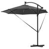 vidaXL Kantileverový banánový parasol Antracit 294 x 294 x 248 cm