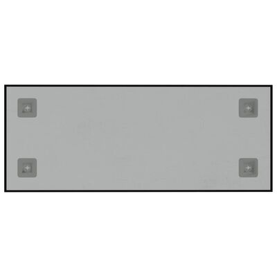 vidaXL Nástenná magnetická tabuľa čierna 50x20 cm tvrdené sklo