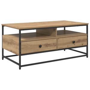 vidaXL Konferenčn&yacute; stol&iacute;k Dub artisan 100 x 51 x 45 cm