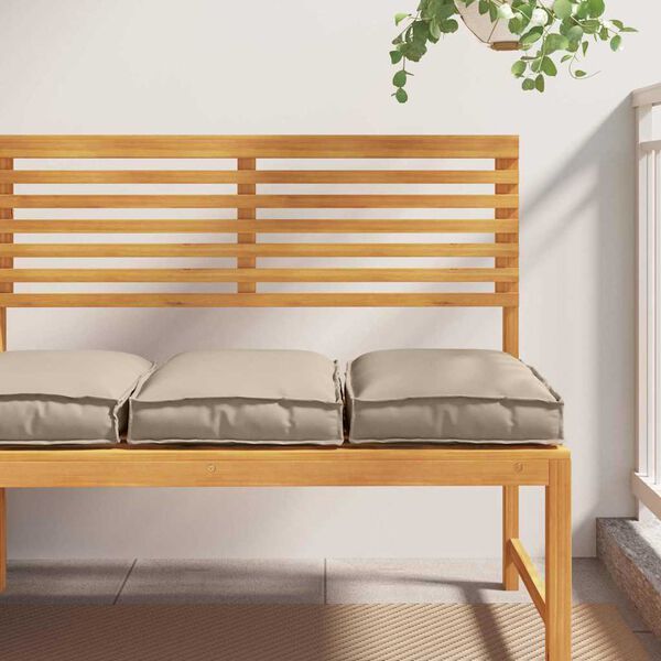 vidaXL Podložka 2 pcs Sivohned&aacute; 40 x 40 x 8 cm Oxfordsk&aacute; l&aacute;tka