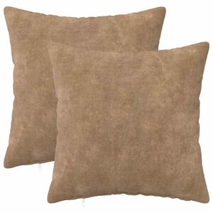 vidaXL Poťah na podložku 2 pcs HEERLEN Sivohned&aacute; 30 x 30 cm
