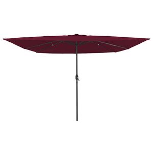 vidaXL Z&aacute;hradn&yacute; slnečn&iacute;k Bordeaux červen&aacute; 295 x 295 x 245 cm