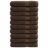 vidaXL Pr&eacute;miov&eacute; uter&aacute;ky do sauny SOLUND 10 ks hned&eacute; 80x200 cm 600 g/m2