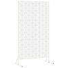 vidaXL Záves na zabezpečenie súkromia Biela 100 x 50 x 180 cm Oceľ