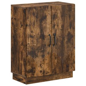 vidaXL K&uacute;peľňov&aacute; &uacute;ložn&aacute; skriňa HOORN Dymov&yacute; dub 59,5 x 31 x 77 cm