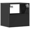 vidaXL N&aacute;stenn&aacute; nočn&aacute; skrinka čierne 40x31x39,5 cm