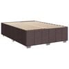 vidaXL Boxspring posteľ s matracom tmavohned&aacute; 140x190 cm l&aacute;tka