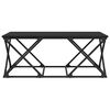 vidaXL Konferenčný stolík Čierny dub 100 x 49 x 40 cm Kompozitné drevo