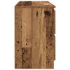 vidaXL TV skrinka Old Wood 100x35x54 cm Engineered Wood