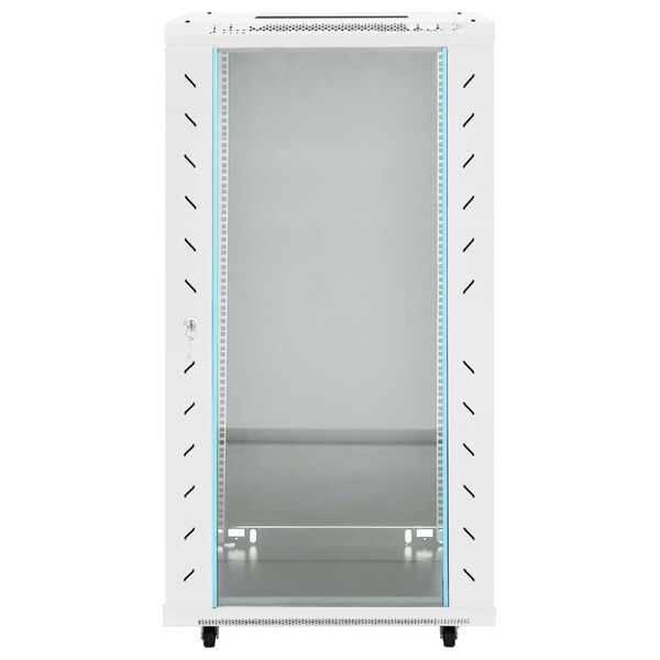 vidaXL 22U Serverov&aacute; skriňa s otočn&yacute;mi nožičkami 19" IP20 60x60x120 cm