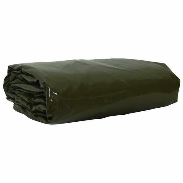 vidaXL Tarpaulin 650g / m&sup2; Olivov&aacute; zelen&aacute; 1,5 x 20 m