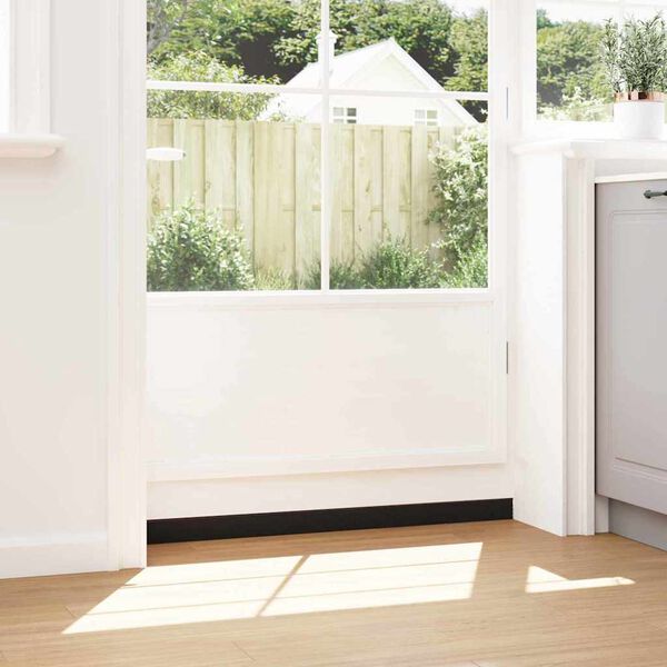 vidaXL Kefkov&eacute; tesnenia na dvere s mont&aacute;žou na skrutky 12 pcs Hned&aacute;